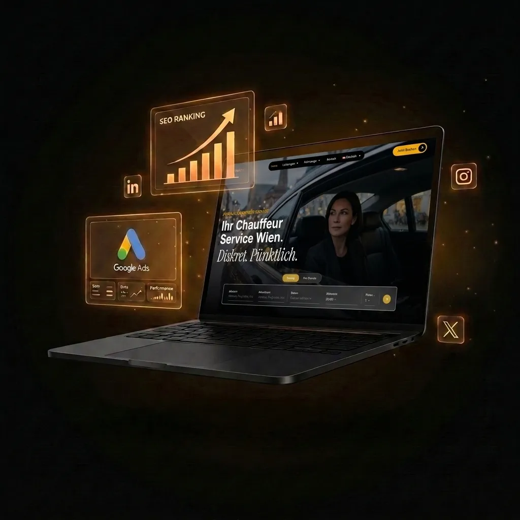 Website von Primelux, erstellt von digitalchauffeur.at
