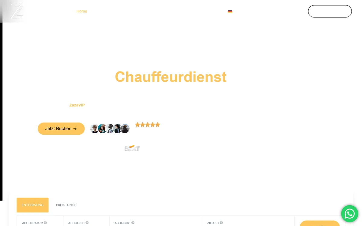 Webseite von ZazaVIP